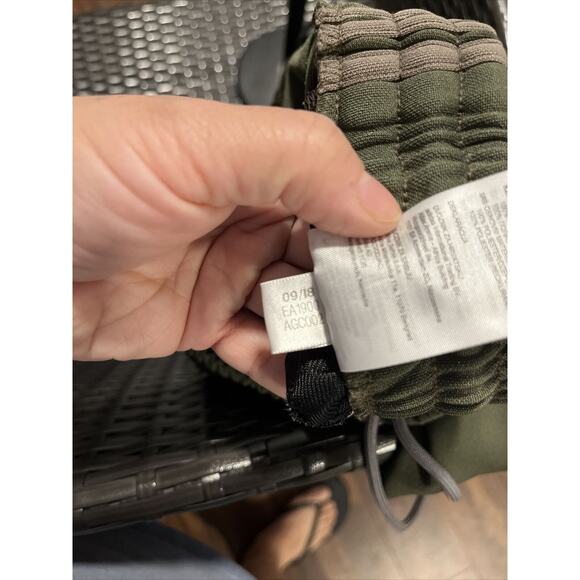 Adidas Yeezy Calabasas Track Pant Mens Small Three Stripe Green Stretch Kanye - Picture 10 of 10